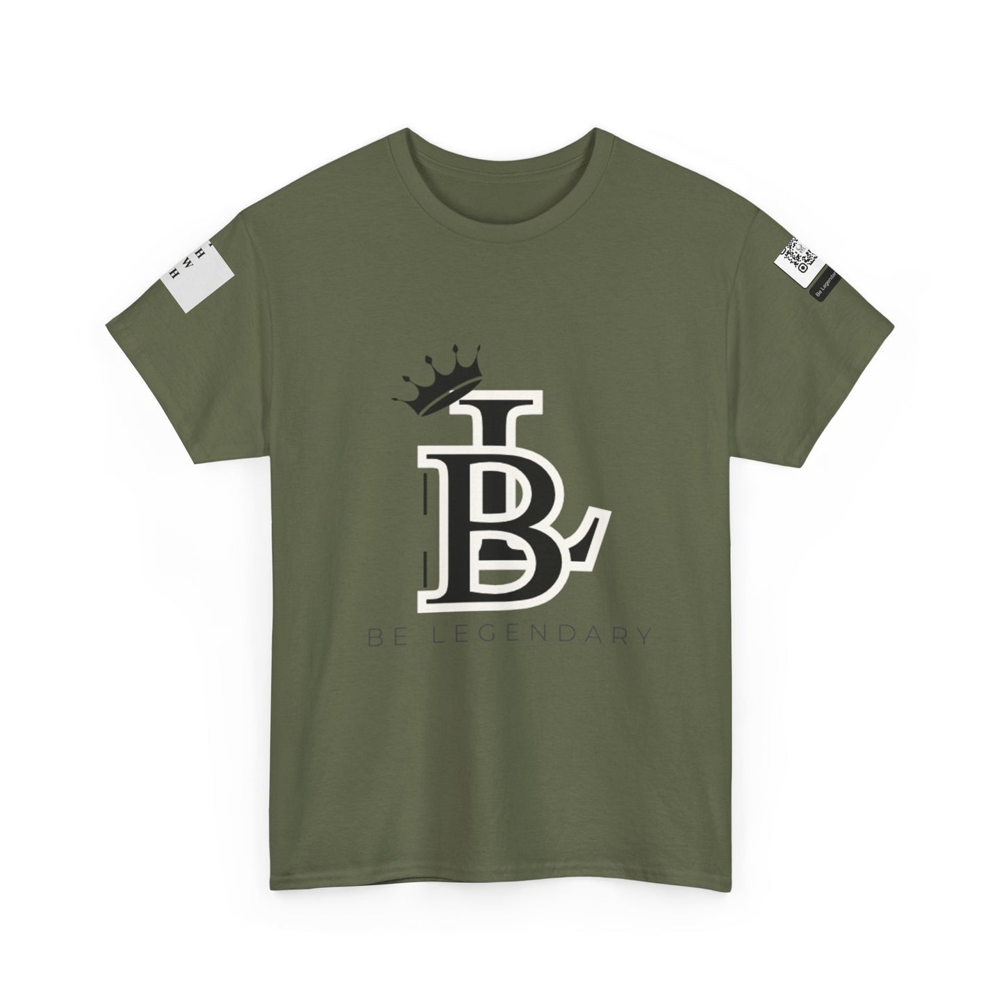 Be Legendary "Second Coming" Unisex Heavy Cotton Tee - Graphic T-Shirt for Inspiration and Motivation