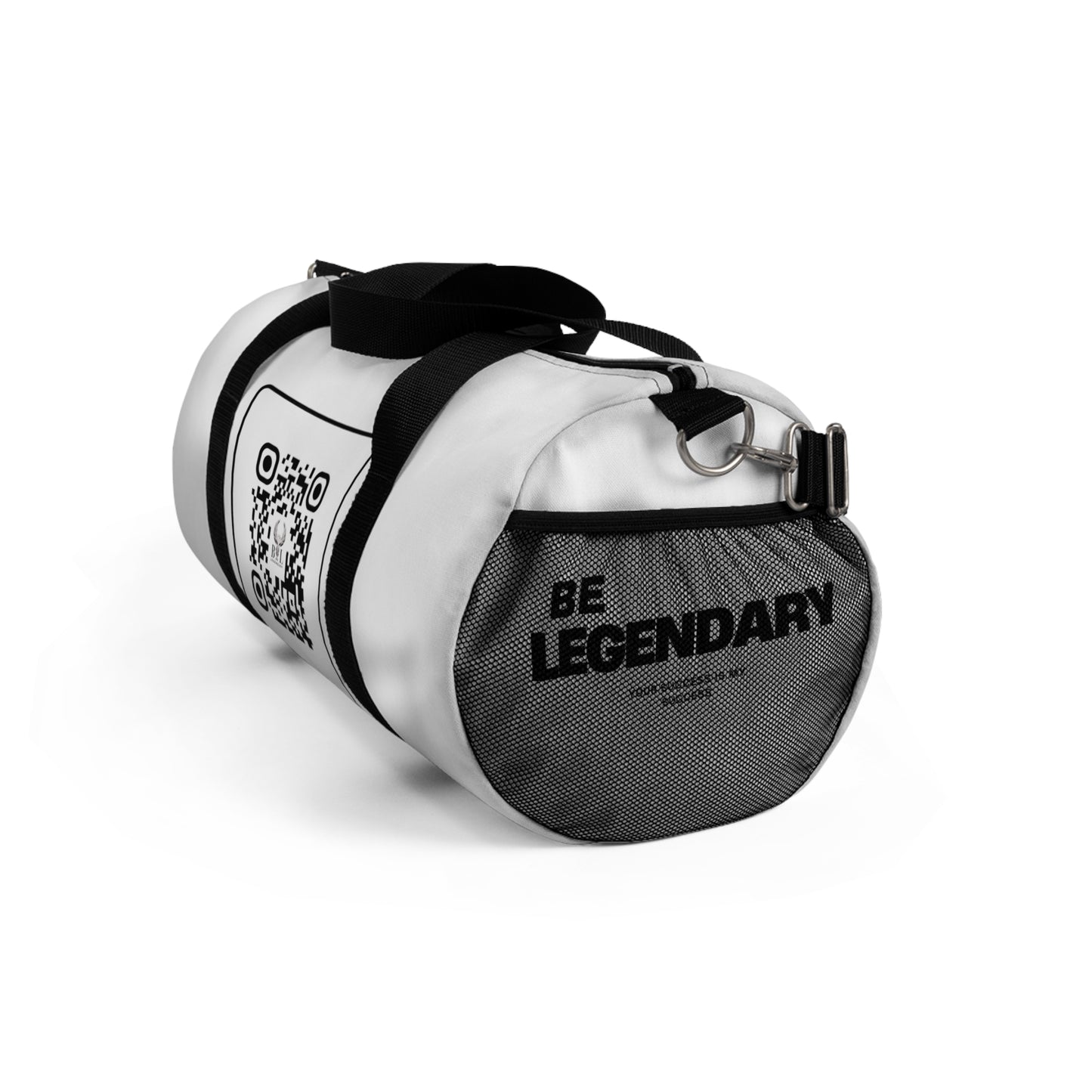 Be Legendary Training Duffel Bag - Stylish Gym & Travel Bag with QR Code