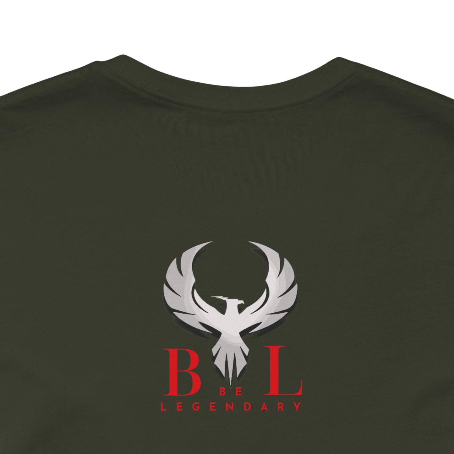Be Legendary "Never Quit" Unisex Tee - Motivational Short Sleeve Shirt