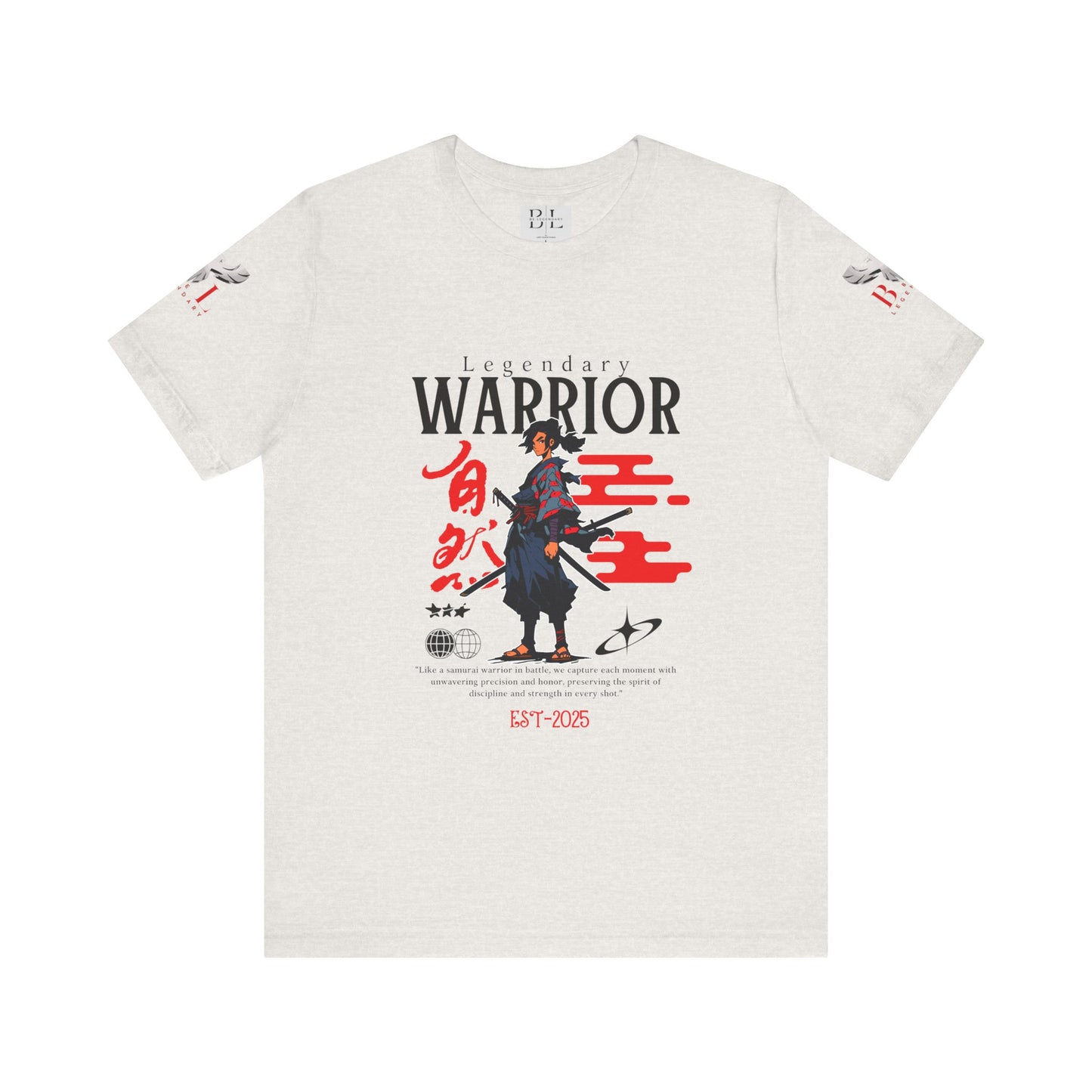 Be Legendary "Samurai Warrior" Unisex Tee – Legendary 2025 Graphic T-Shirt