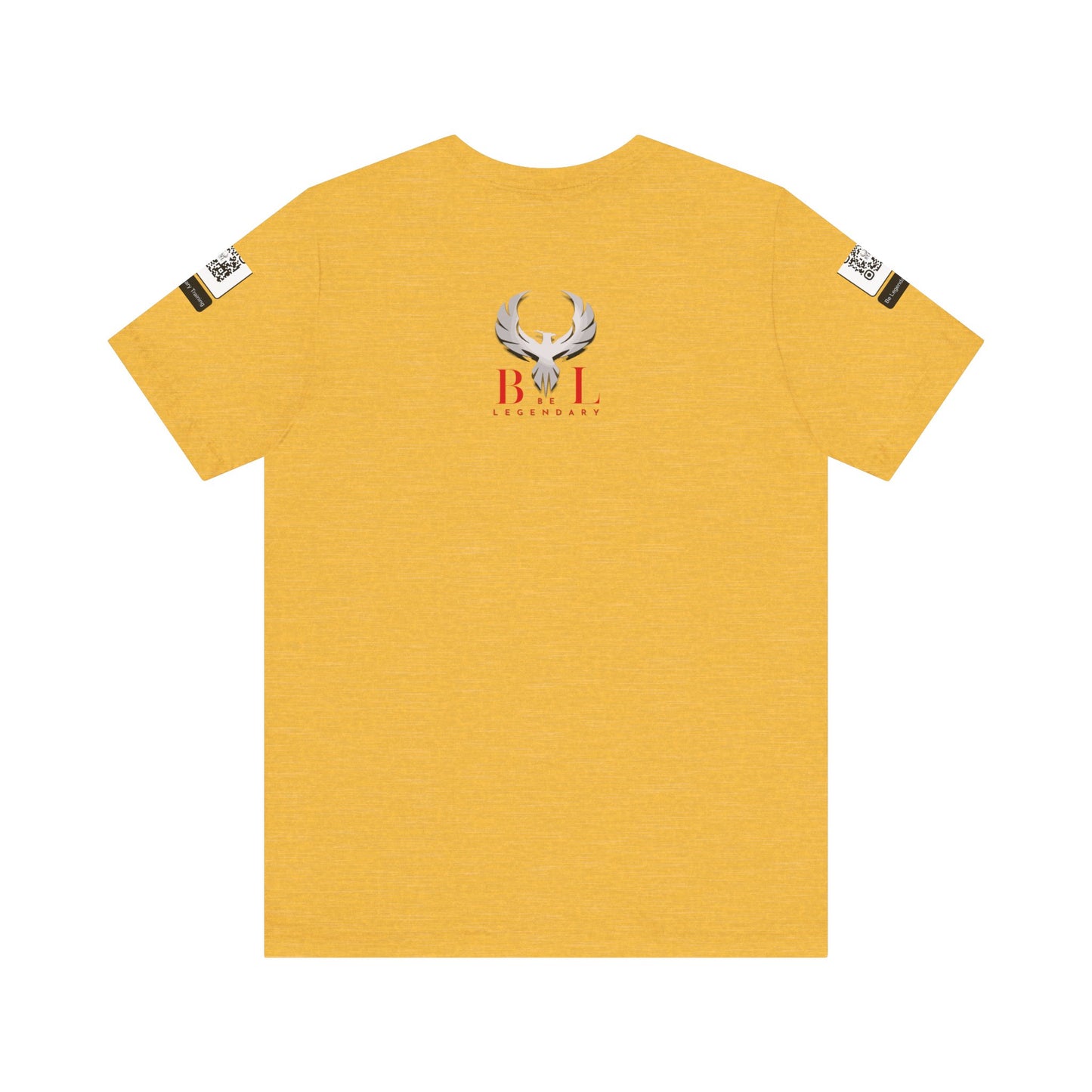 Be Legendary "Never Quit" Unisex Tee - Motivational Short Sleeve Shirt