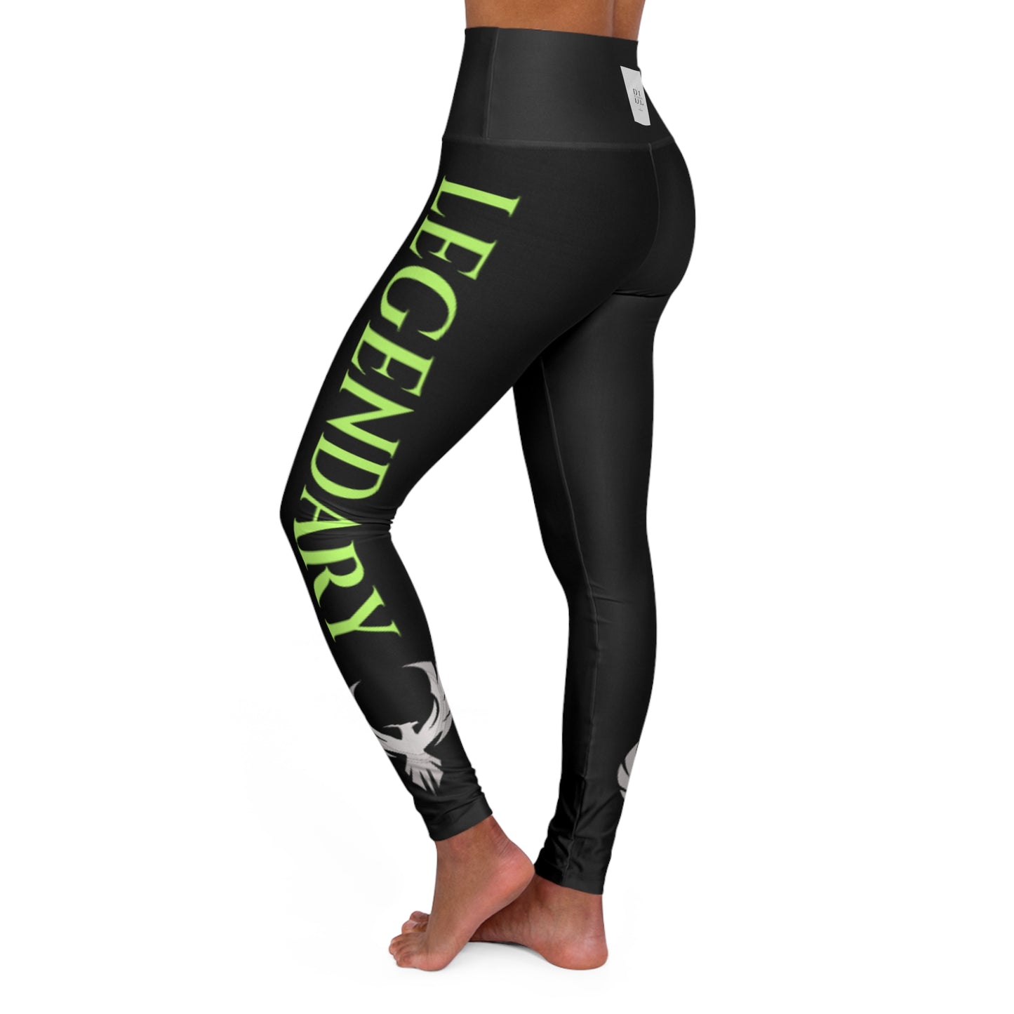 be Legendary "Good Lawd" High Waisted Yoga Leggings with Stylish Design - Perfect for Fitness & Activewear