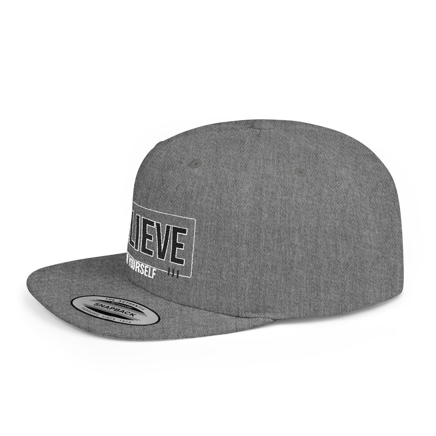 Be Legendary "The Devotional" Motivational Flat Bill Snapback Hat - Always Believe in Yourself
