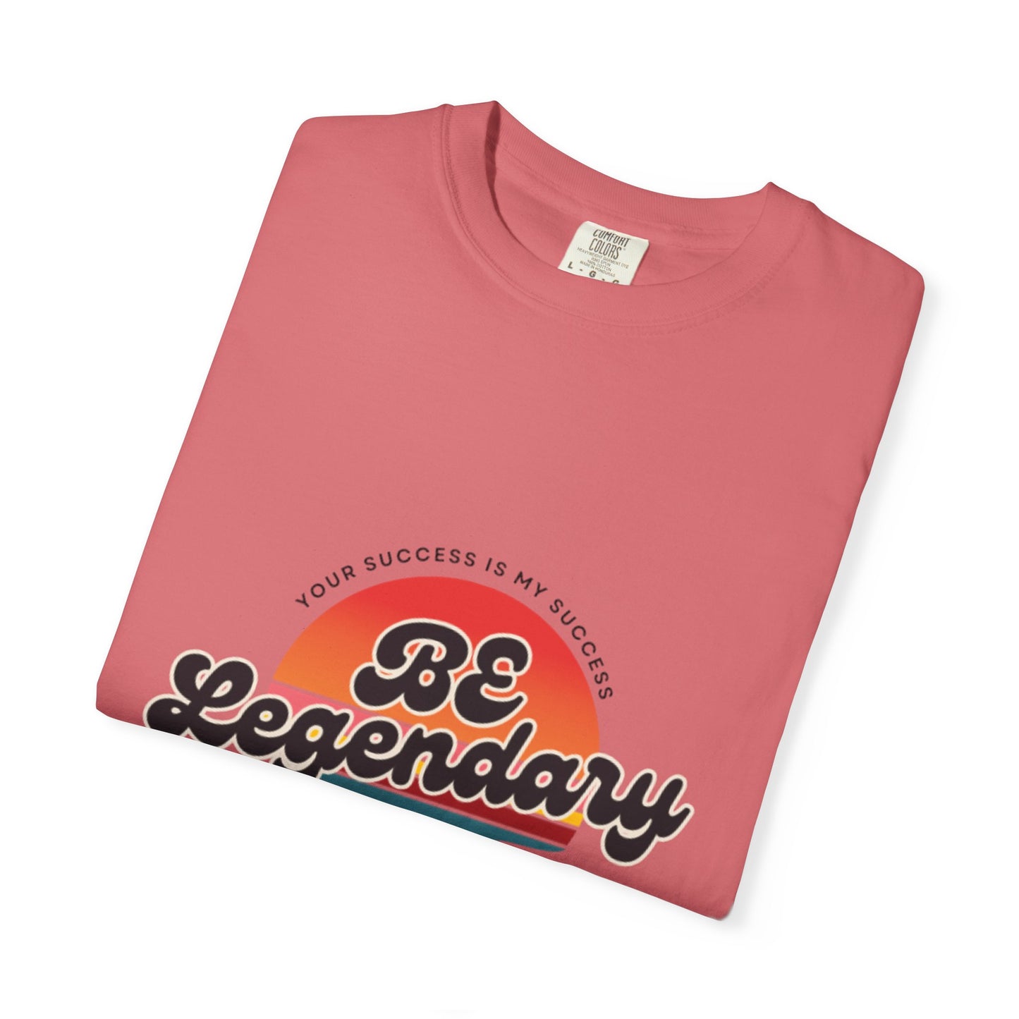Be Legendary Unisex "Walk On Water" -Dyed T-Shirt – Motivational Tee for Success