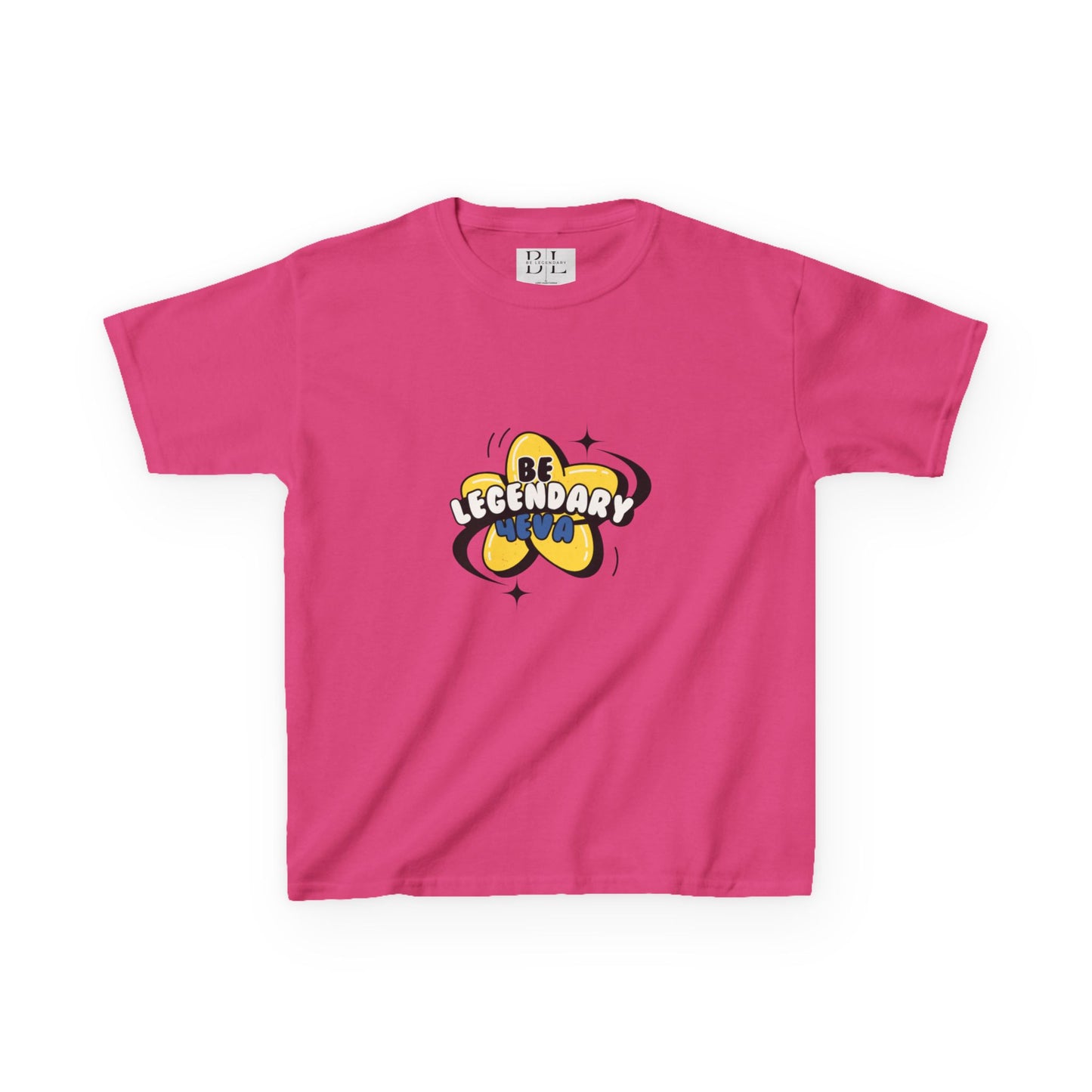 "Kids" Be Legendary Heavy "Star Bright" Cotton Tee – Fun & Inspirational T-Shirt for Young Dreamers