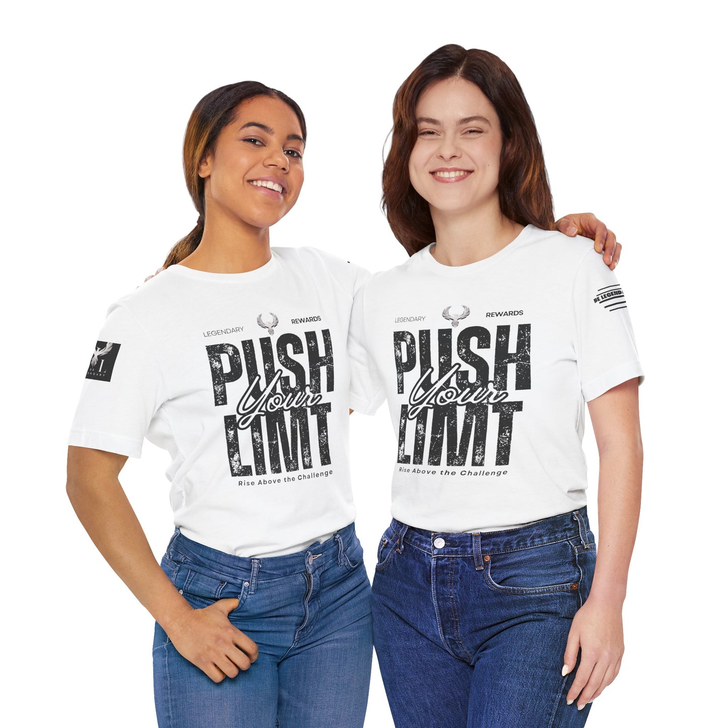 Be Legendary "Push It" Motivational Short Sleeve Tee - 'Push Your Limit'