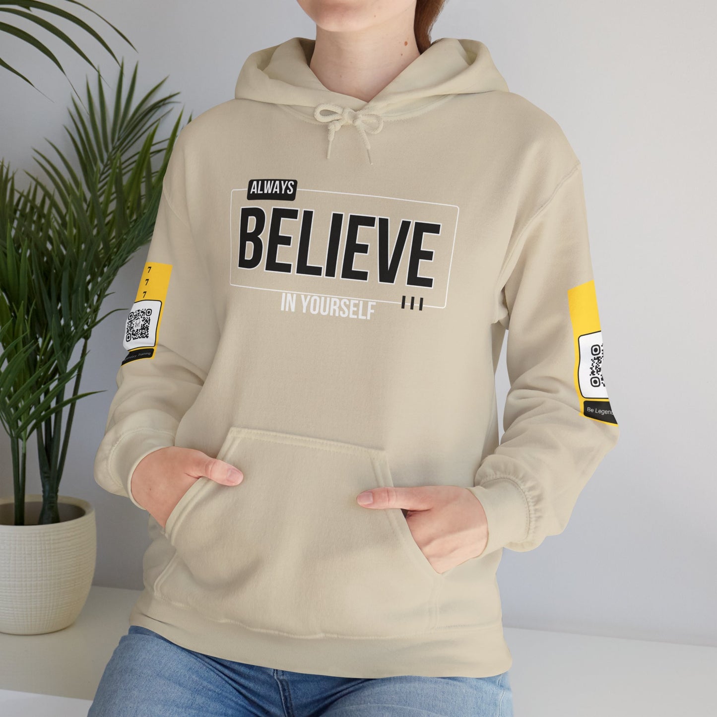 Be Legendary "Mustard Seed" Inspirational Hoodie - Always Believe in Yourself