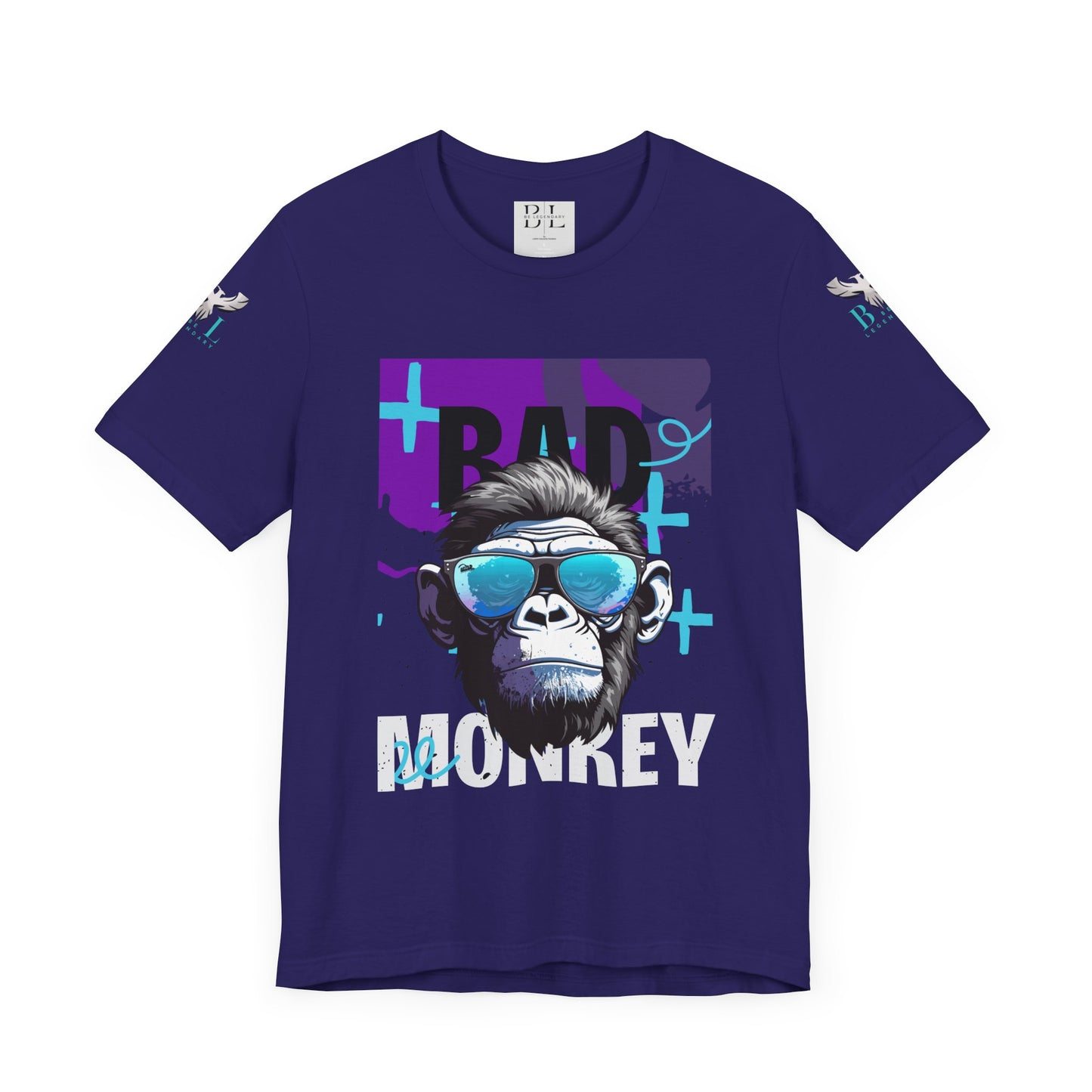 Be Legendary Cool Bad Monkey Tee - Unisex Short Sleeve Graphic Shirt