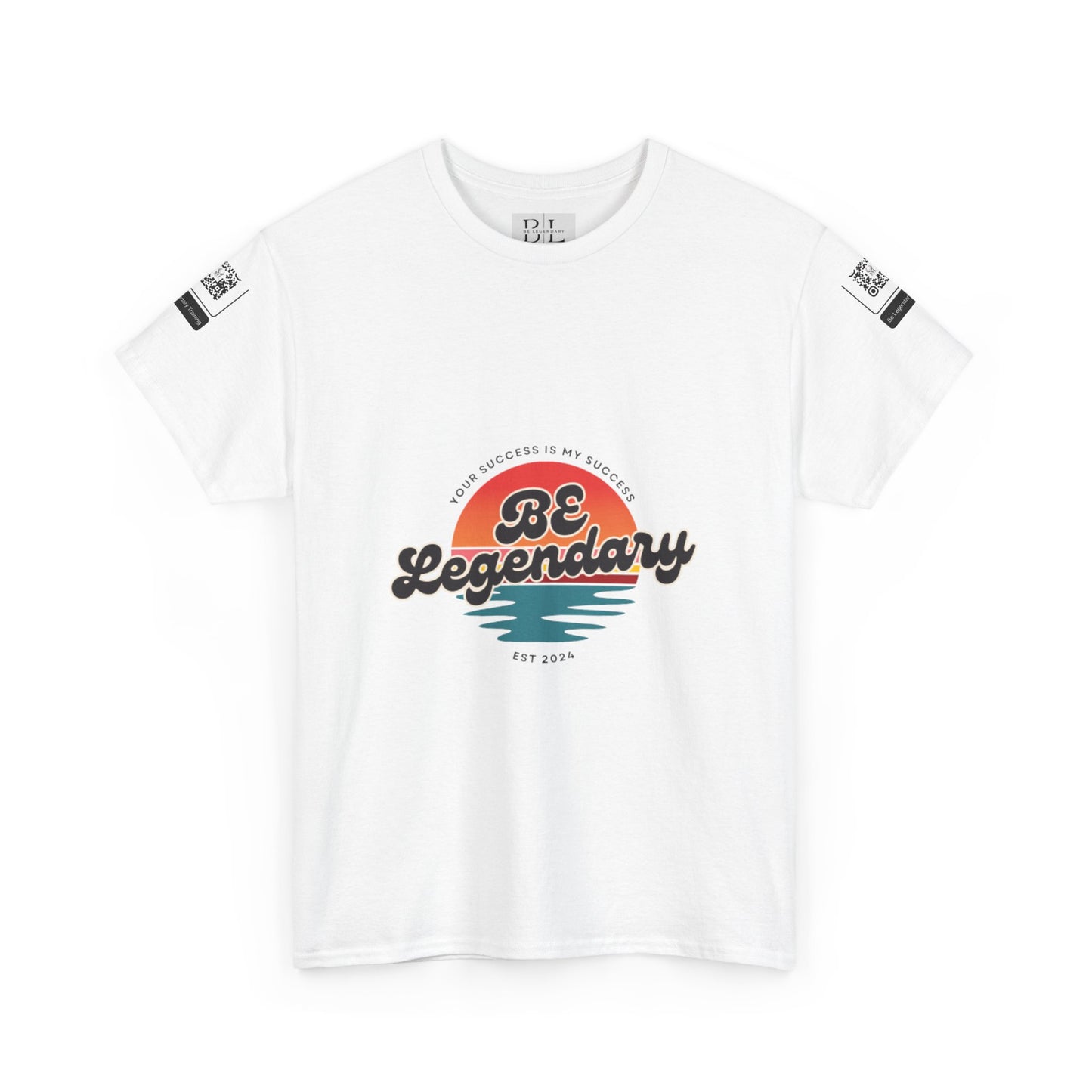 Be Legendary Unisex "Walk On Water" Heavy Cotton Tee - Success Motivational Shirt