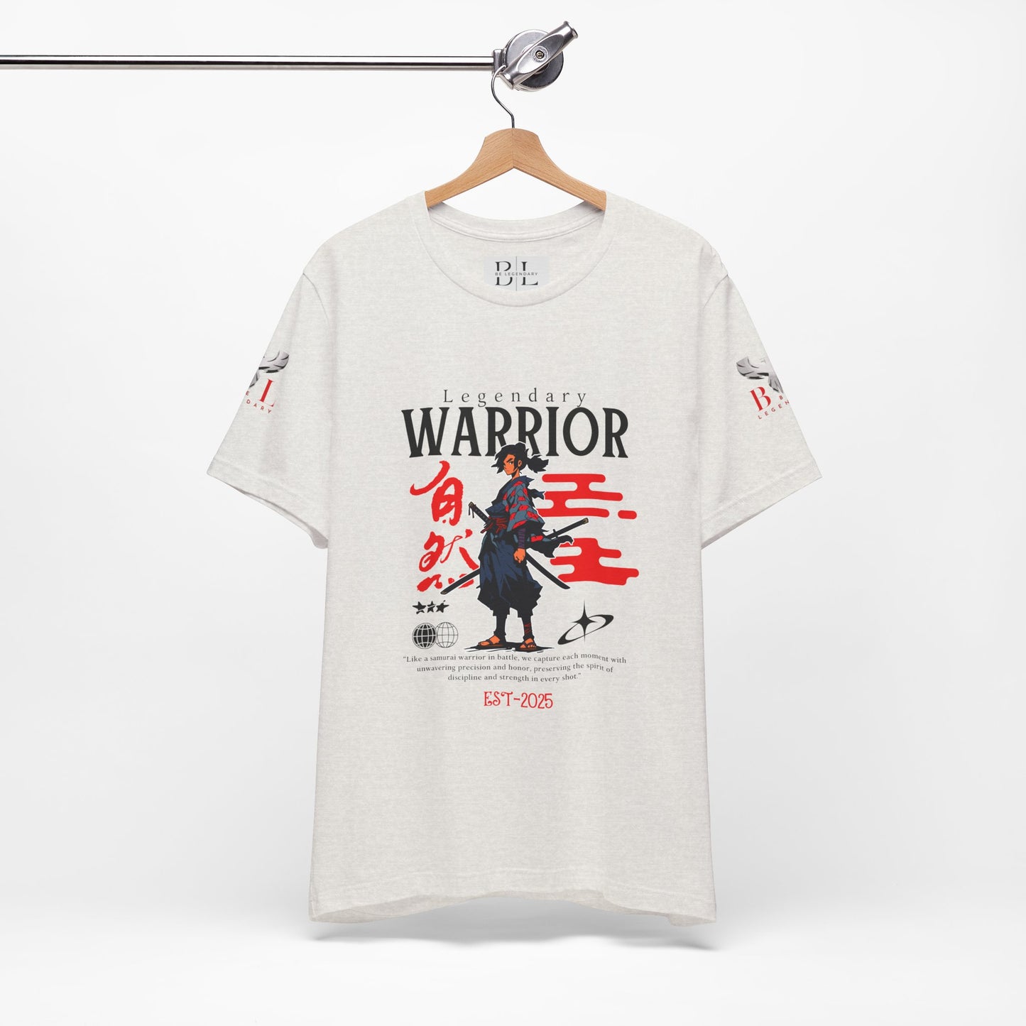 Be Legendary "Samurai Warrior" Unisex Tee – Legendary 2025 Graphic T-Shirt