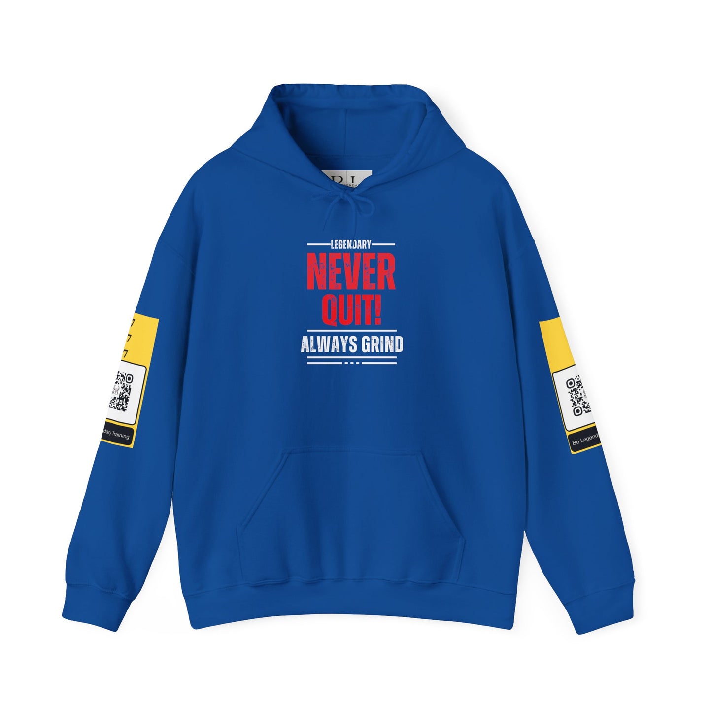 Be Legendary "American Mind State" Grind Hoodie - Unisex Heavy Blend™ Sweatshirt with Motivational Design