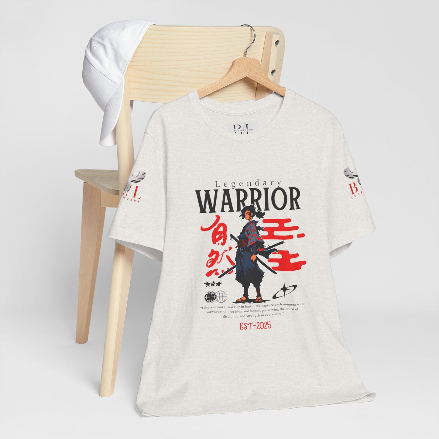 Be Legendary "Samurai Warrior" Unisex Tee – Legendary 2025 Graphic T-Shirt