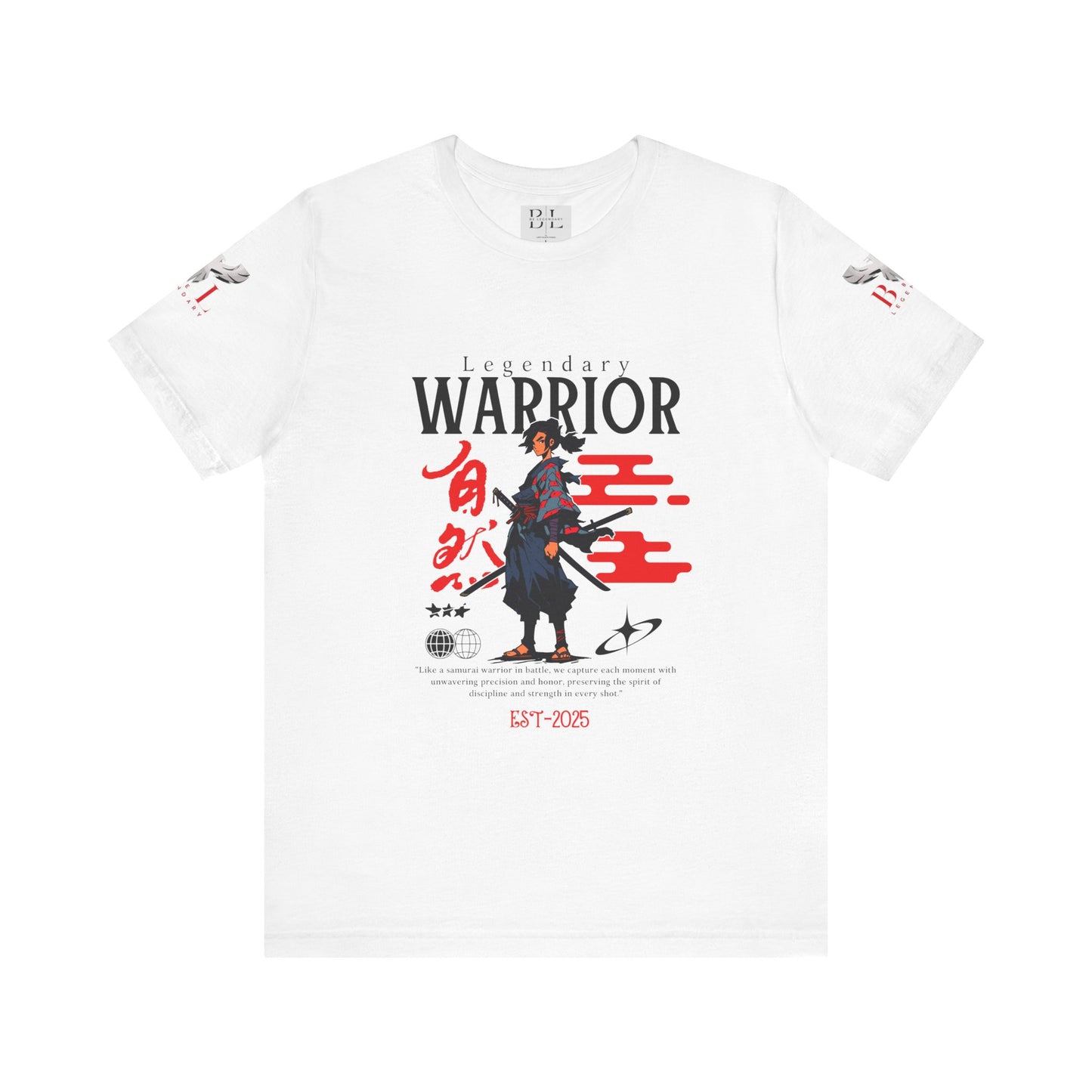 Be Legendary "Samurai Warrior" Unisex Tee – Legendary 2025 Graphic T-Shirt