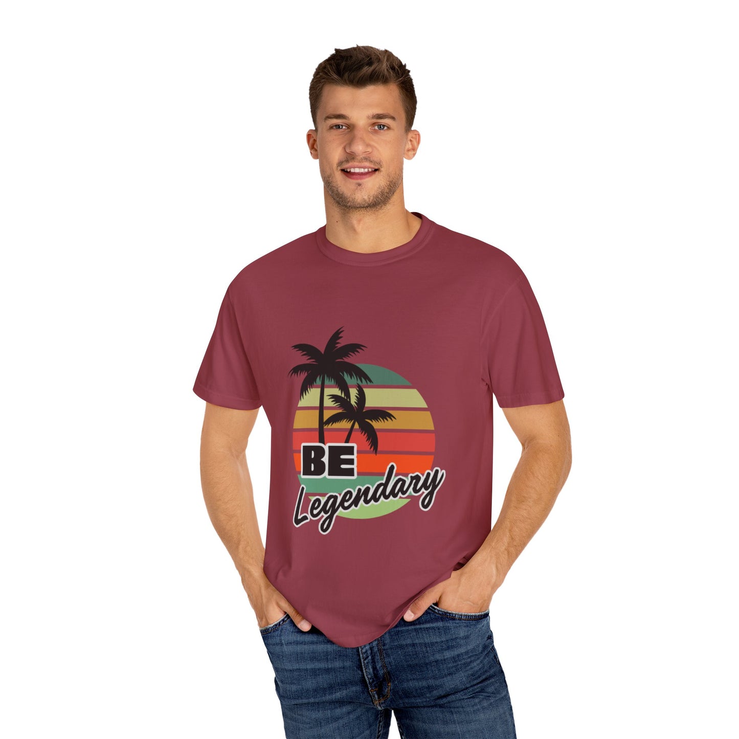 Be Legendary Unisex "Palm Sunday" Garment-Dyed T-Shirt - Perfect for Summer Vibes