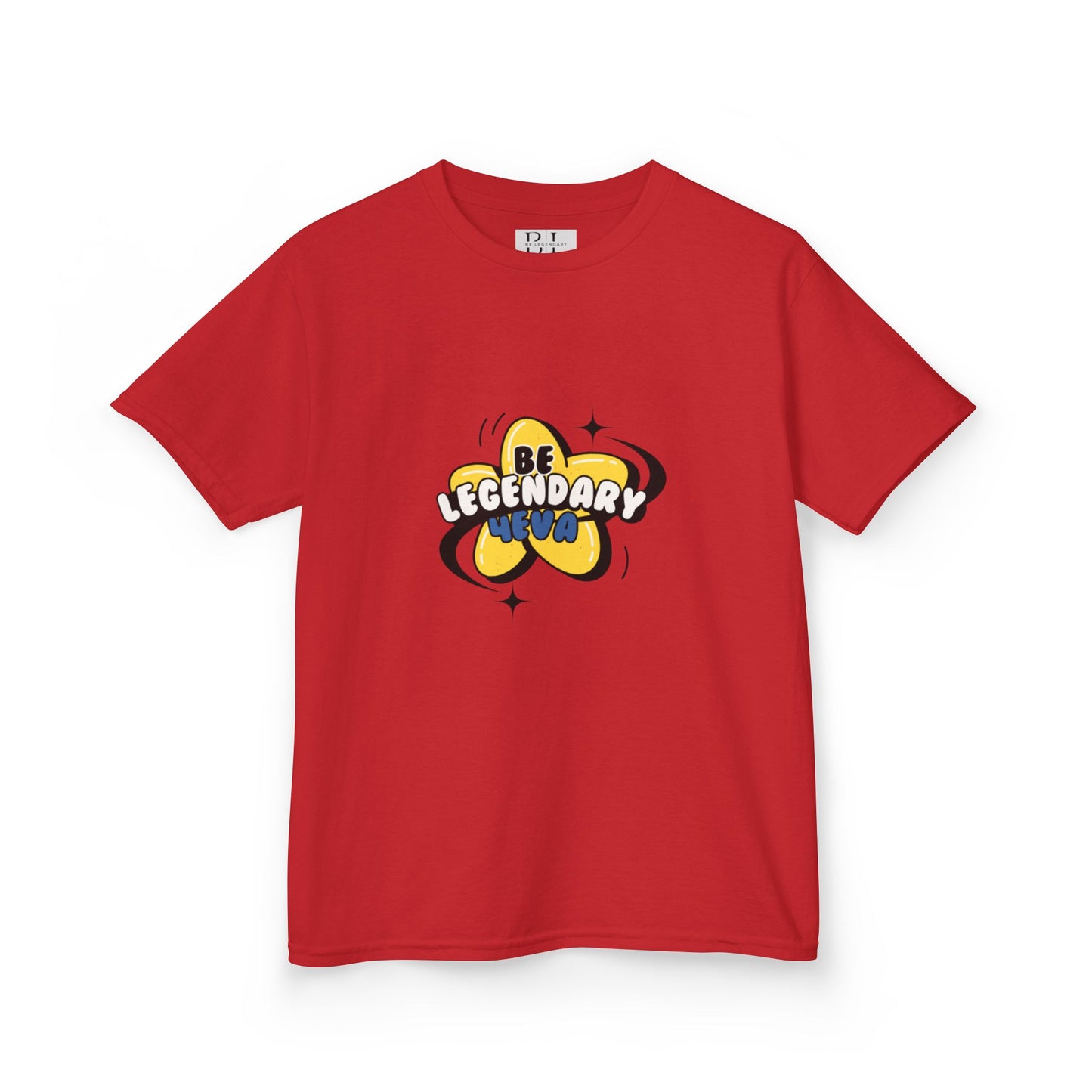 "Kids" Be Legendary Heavy "Star Bright" Cotton Tee – Fun & Inspirational T-Shirt for Young Dreamers