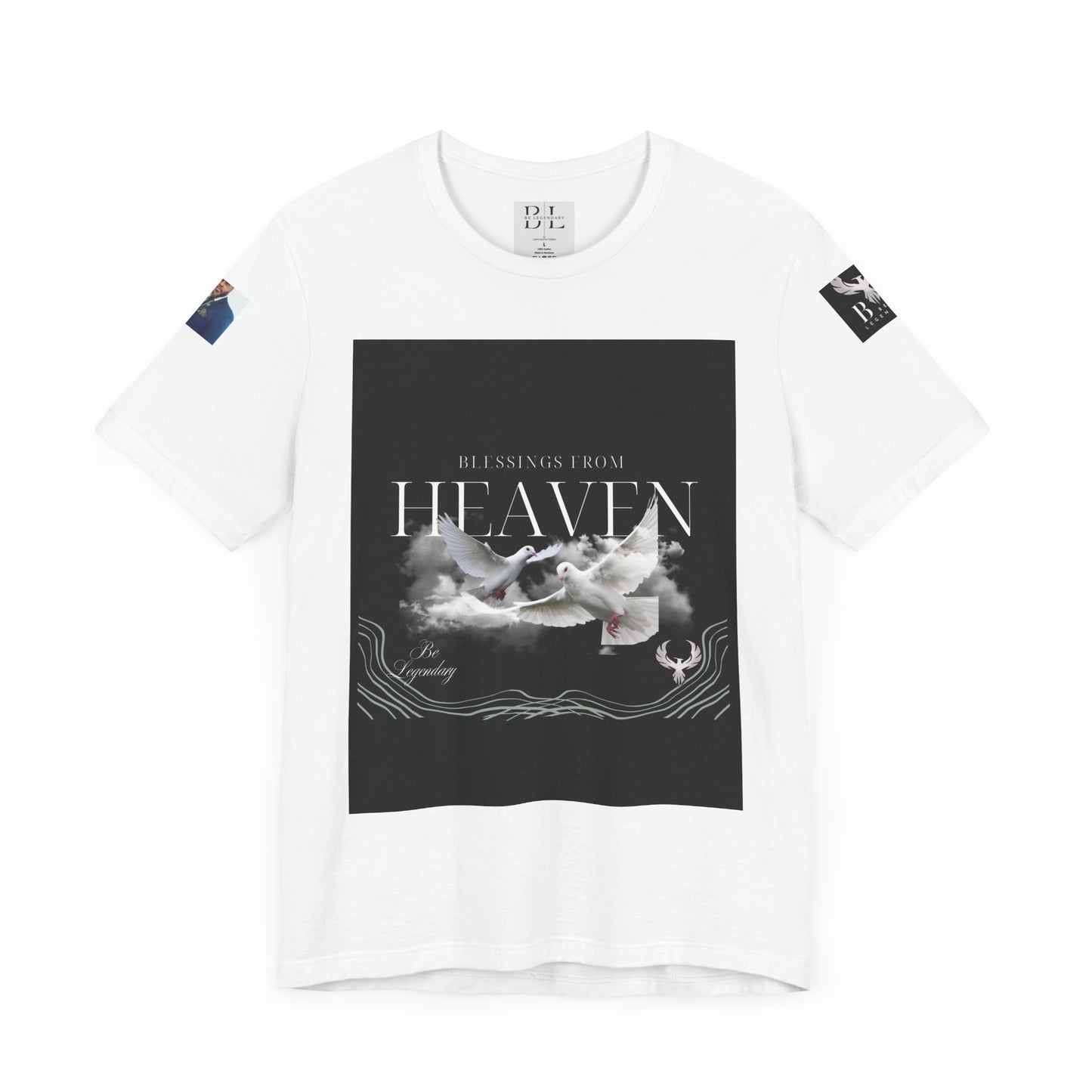 Be Legendary "When Doves Fly" Unisex Heavenly Doves Jersey Short Sleeve Tee