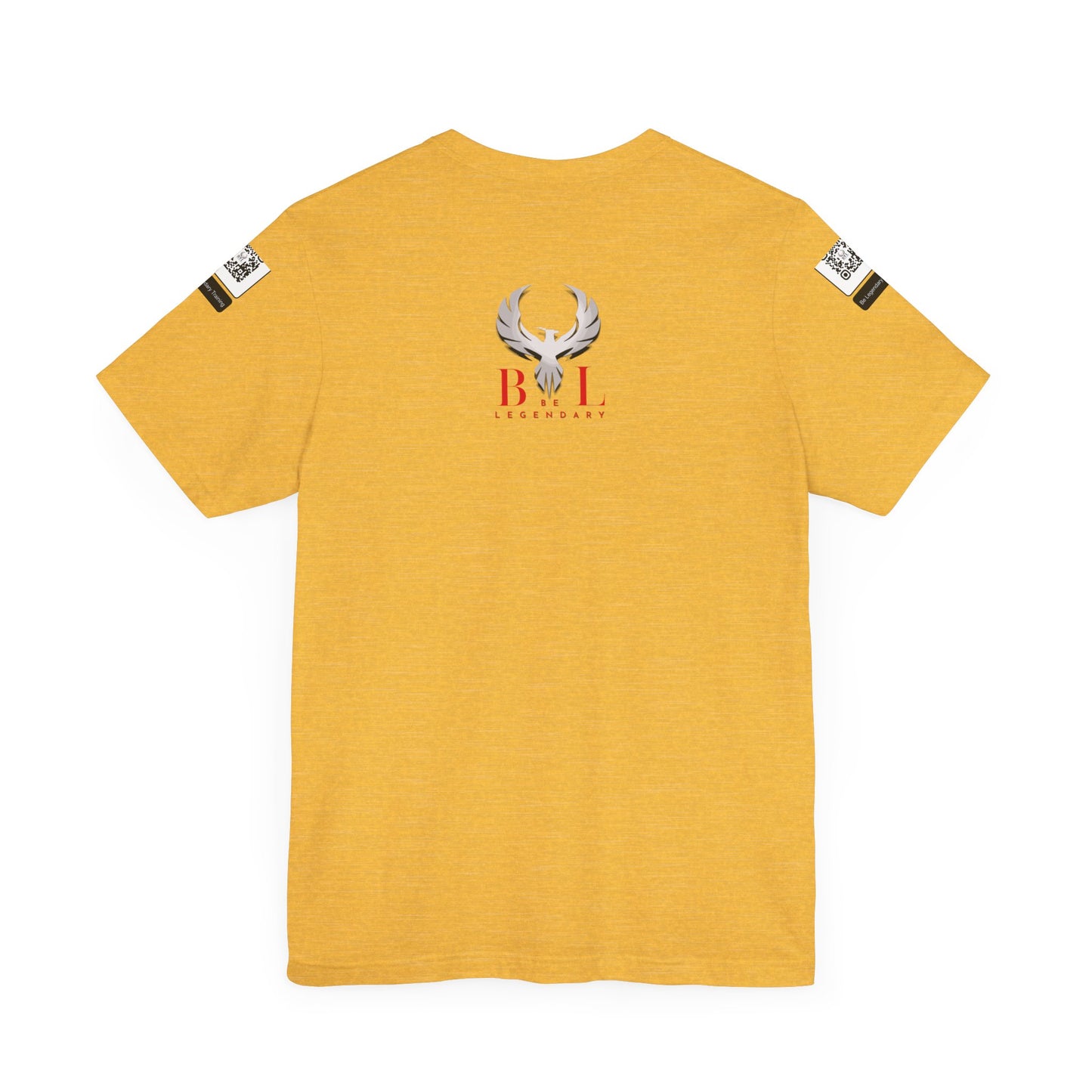 Be Legendary "Never Quit" Unisex Tee - Motivational Short Sleeve Shirt