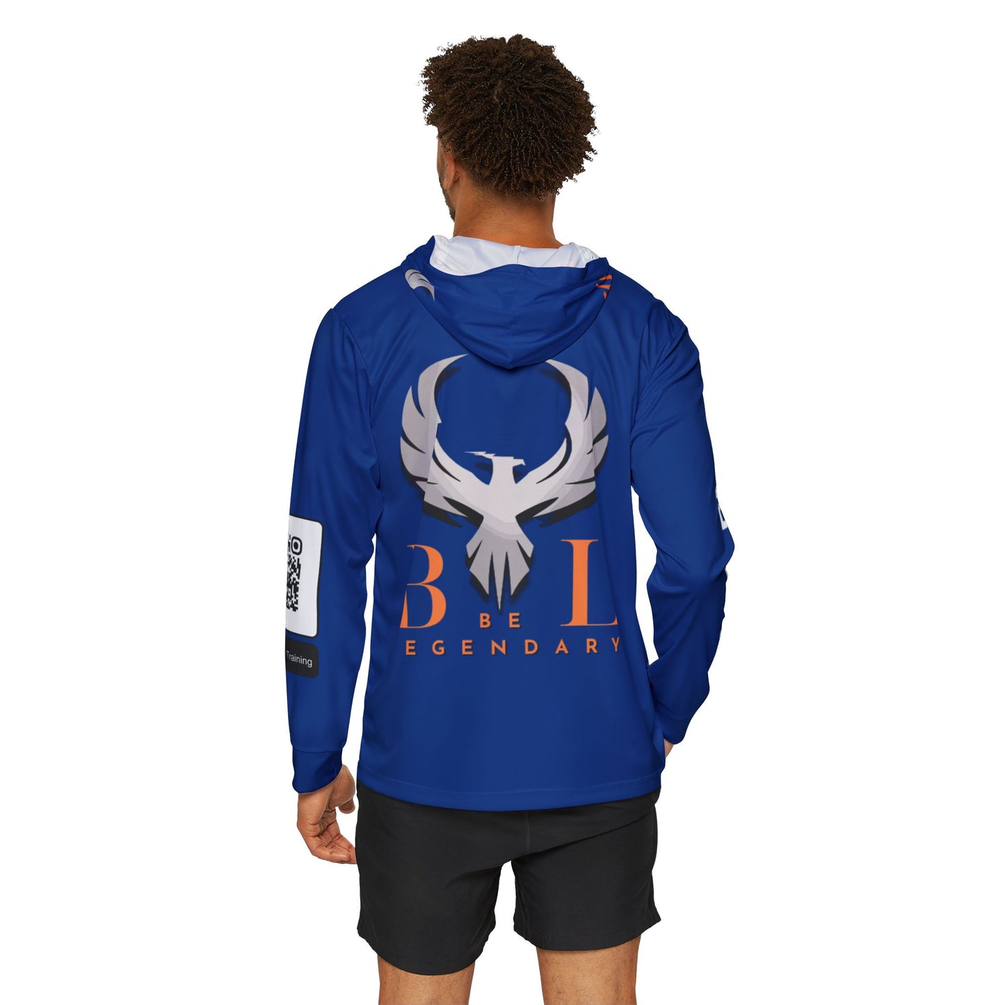 Be Legendary "Rep Ur Hood" Men's Never Quit Sports Warmup Hoodie (AOP)