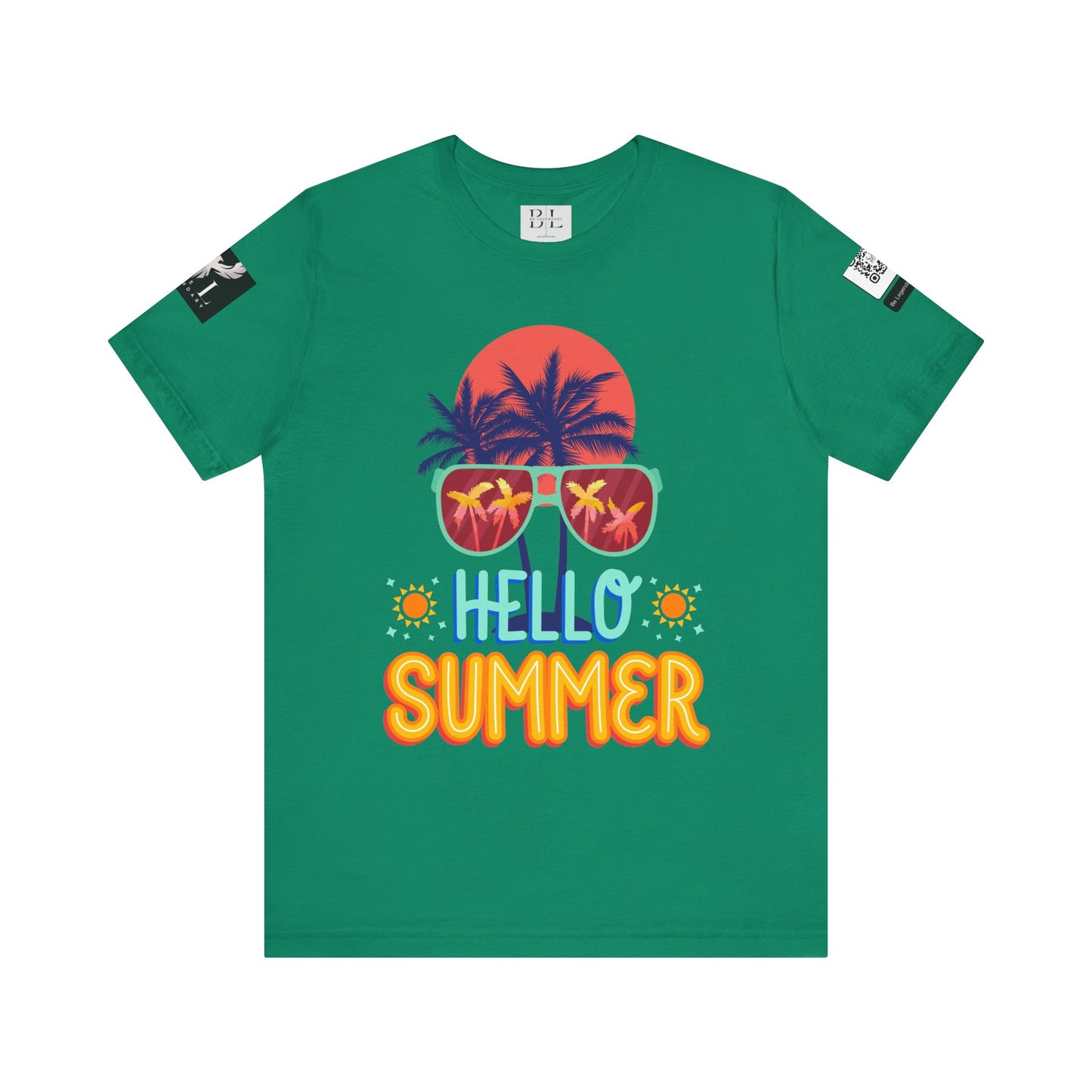 Be Legendary "Hello Summer" Unisex Jersey Short Sleeve Tee - Perfect Beachwear for Summer Celebrations