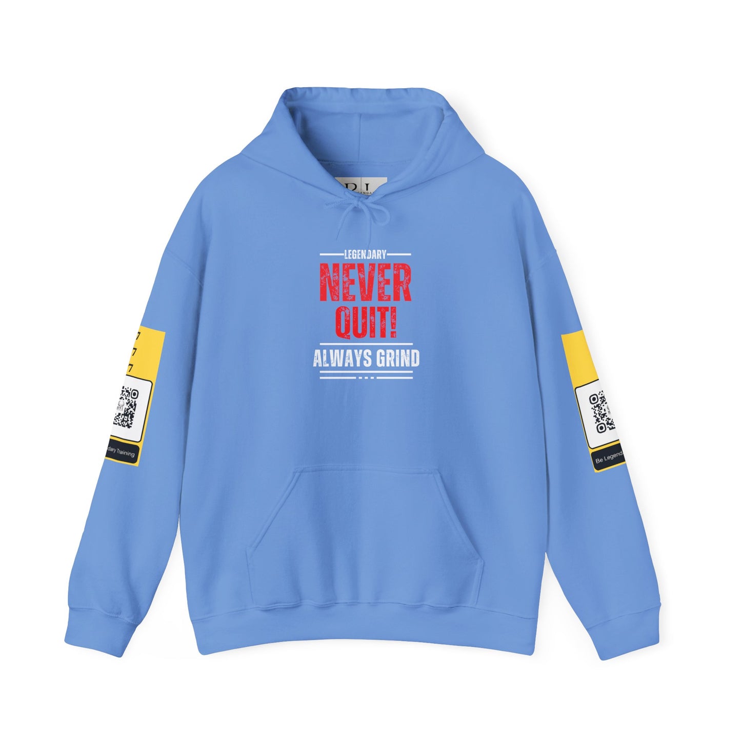 Be Legendary "American Mind State" Grind Hoodie - Unisex Heavy Blend™ Sweatshirt with Motivational Design