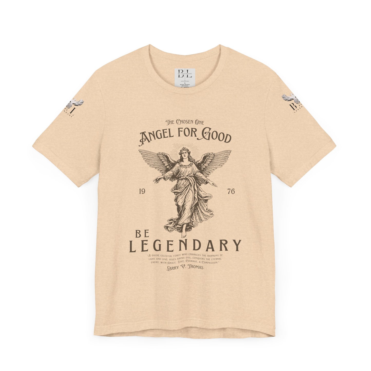 Be Legendary Unisex Jersey Tee - Angel for Good Design