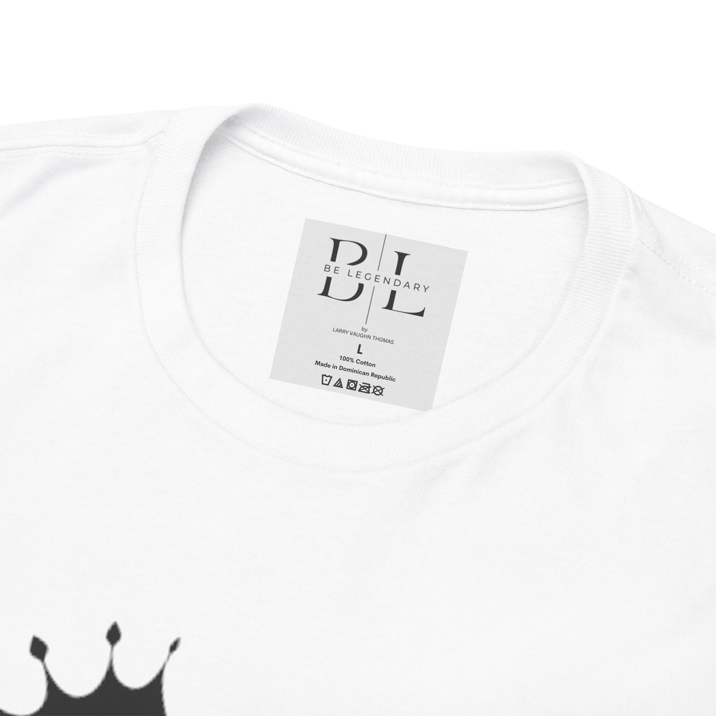 Be Legendary Unisex "King of Kings" Heavy Cotton Tee - Graphic T-Shirt for Inspiration and Motivation