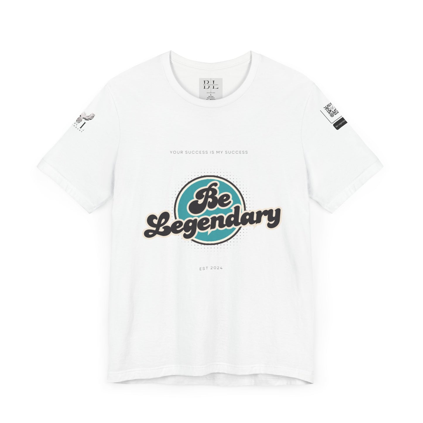Be Legendary Unisex "Blue Moon" Jersey Short Sleeve Tee - Motivational T-Shirt for Success