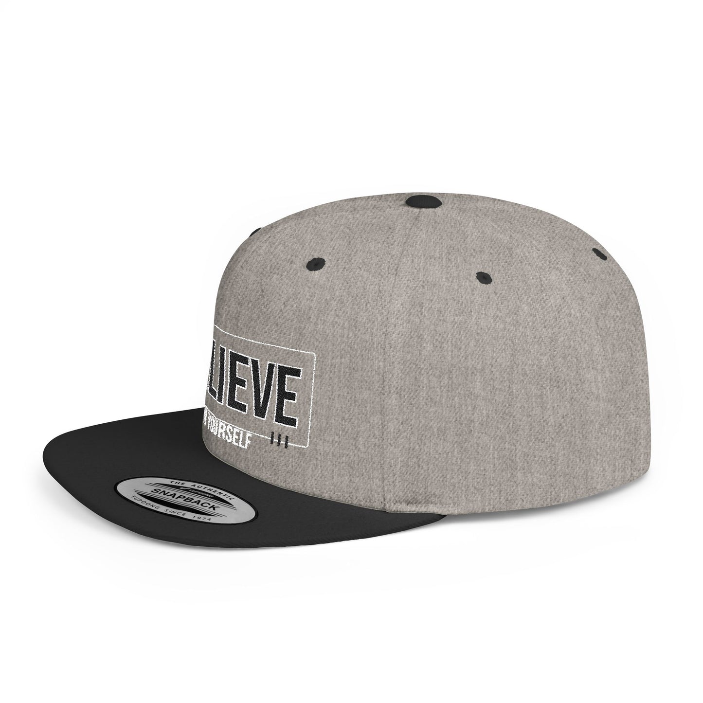 Be Legendary "The Devotional" Motivational Flat Bill Snapback Hat - Always Believe in Yourself