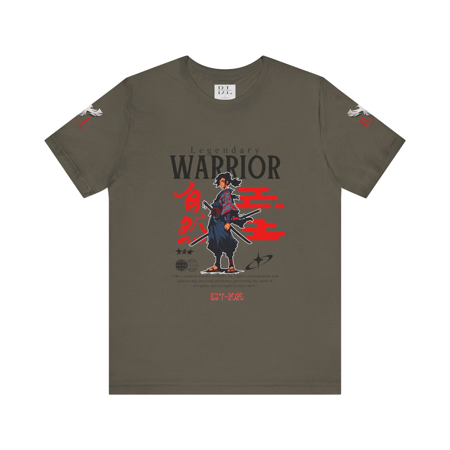 Be Legendary "Samurai Warrior" Unisex Tee – Legendary 2025 Graphic T-Shirt