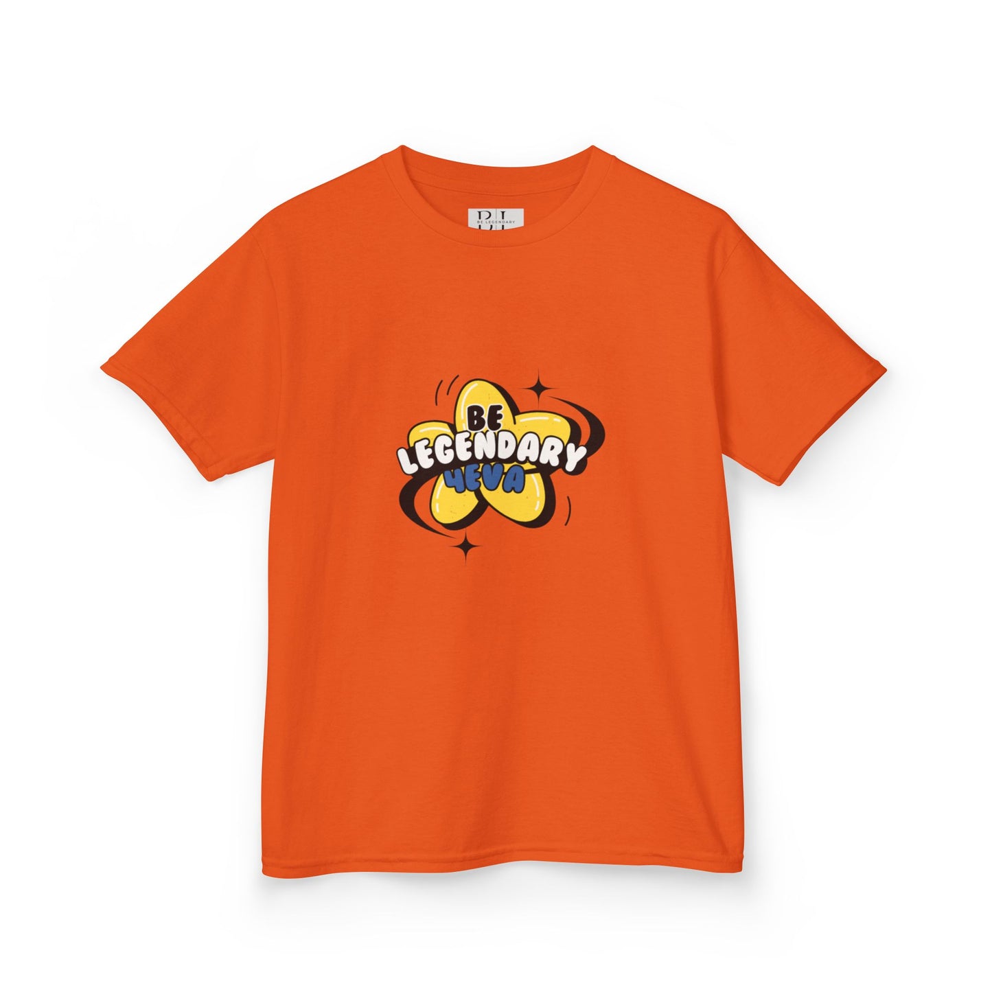 "Kids" Be Legendary Heavy "Star Bright" Cotton Tee – Fun & Inspirational T-Shirt for Young Dreamers