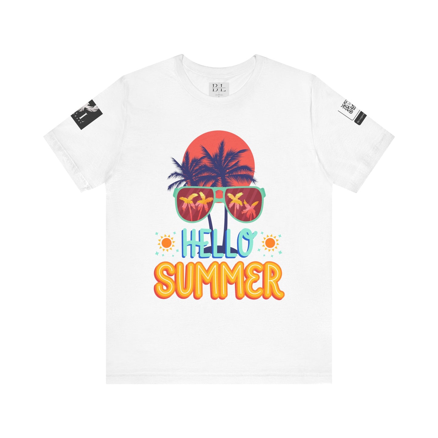 Be Legendary "Hello Summer" Unisex Jersey Short Sleeve Tee - Perfect Beachwear for Summer Celebrations