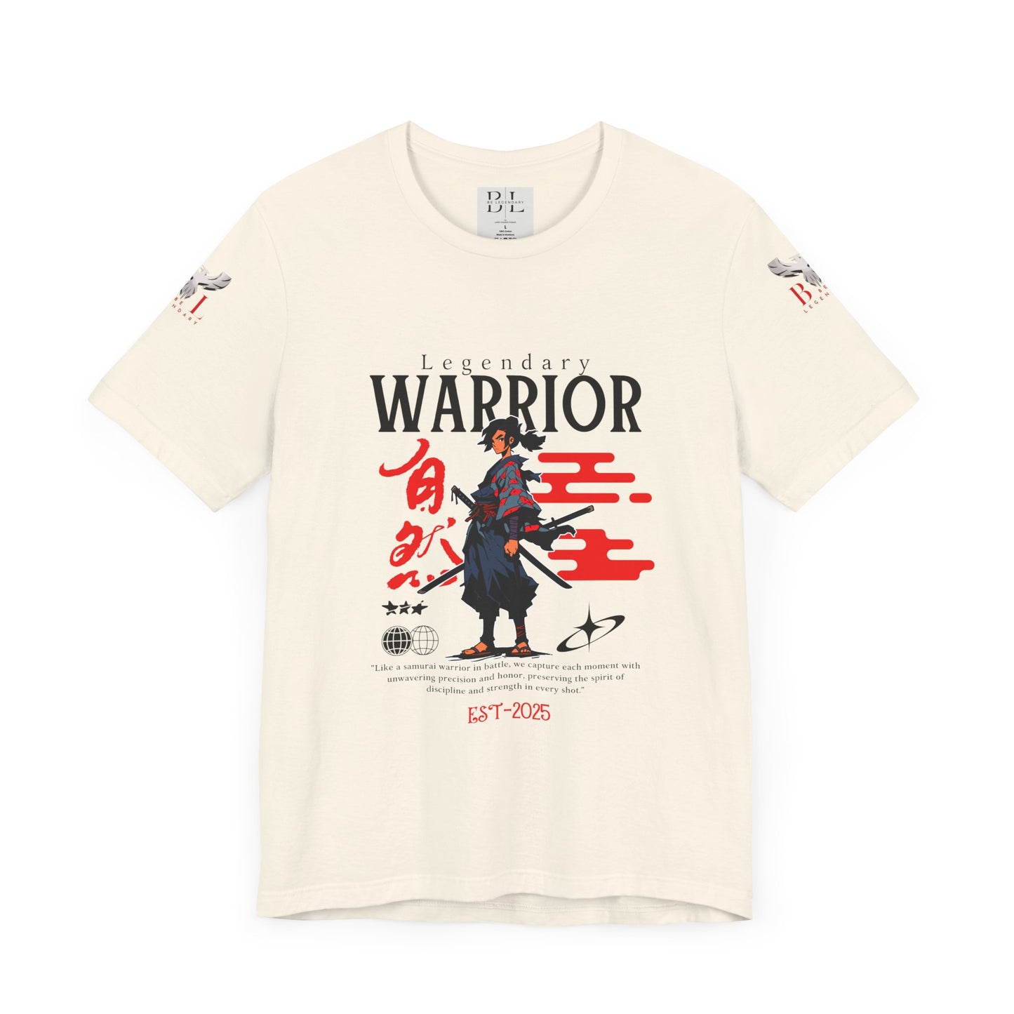 Be Legendary "Samurai Warrior" Unisex Tee – Legendary 2025 Graphic T-Shirt