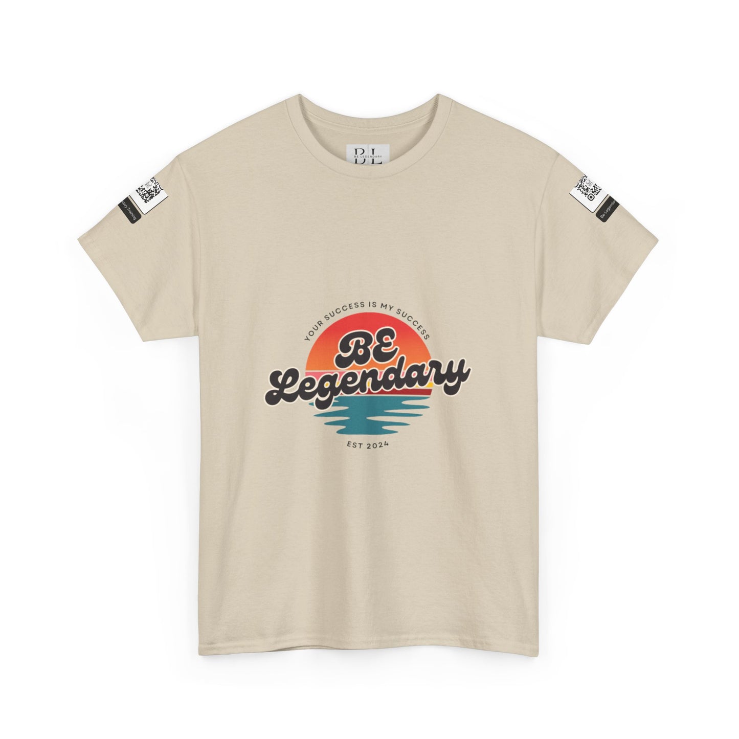 Be Legendary Unisex "Walk On Water" Heavy Cotton Tee - Success Motivational Shirt