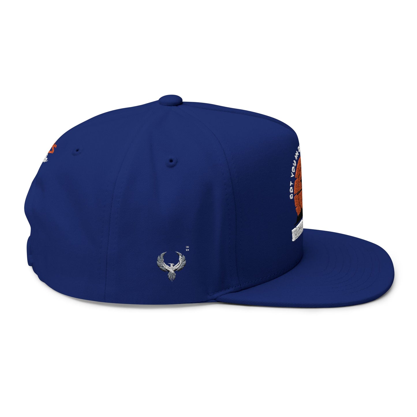 Be Legendary "War Games" Hunting Hat Embroidered Flat Bill Cap - Retro Reindeer Design