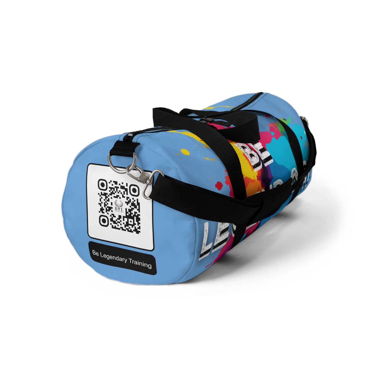 Be Legendary "Code Blue" Colorful Inspirational Duffel Bag - 'Be Legendary'