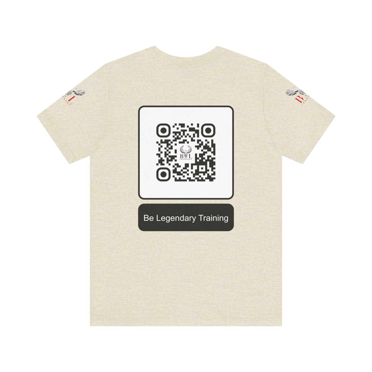 Be Legendary "Nobility" Power Unisex Tee - Inspiring Short Sleeve Shirt with QR Code
