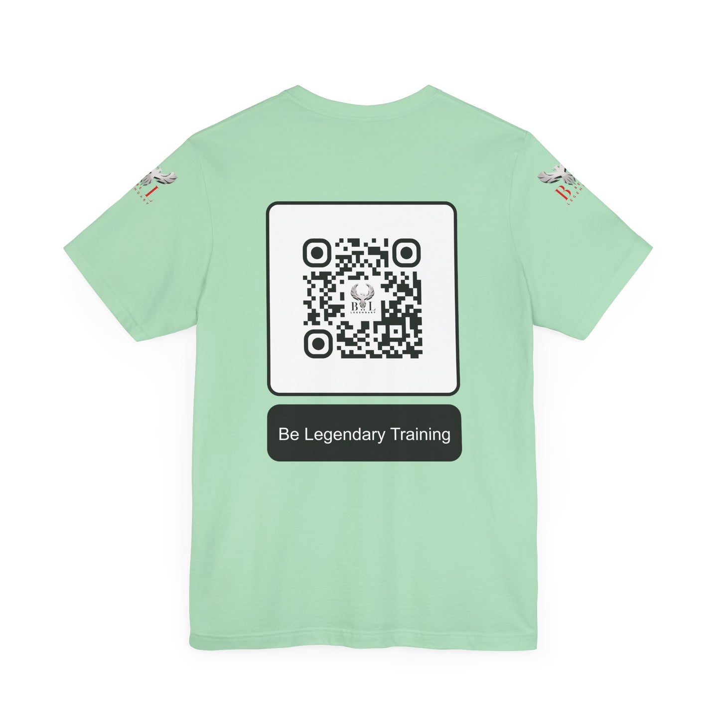 Be Legendary "Nobility" Power Unisex Tee - Inspiring Short Sleeve Shirt with QR Code