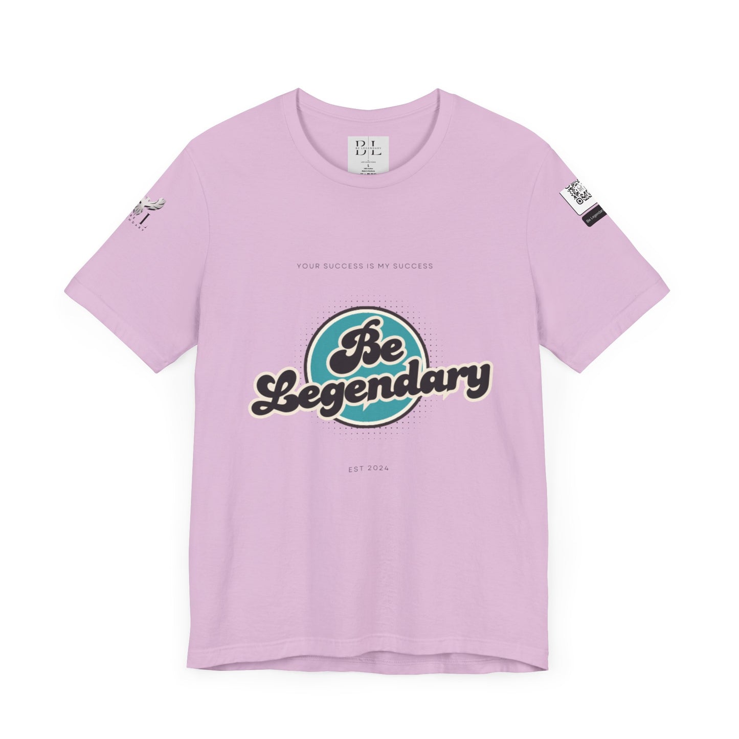 Be Legendary Unisex "Blue Moon" Jersey Short Sleeve Tee - Motivational T-Shirt for Success