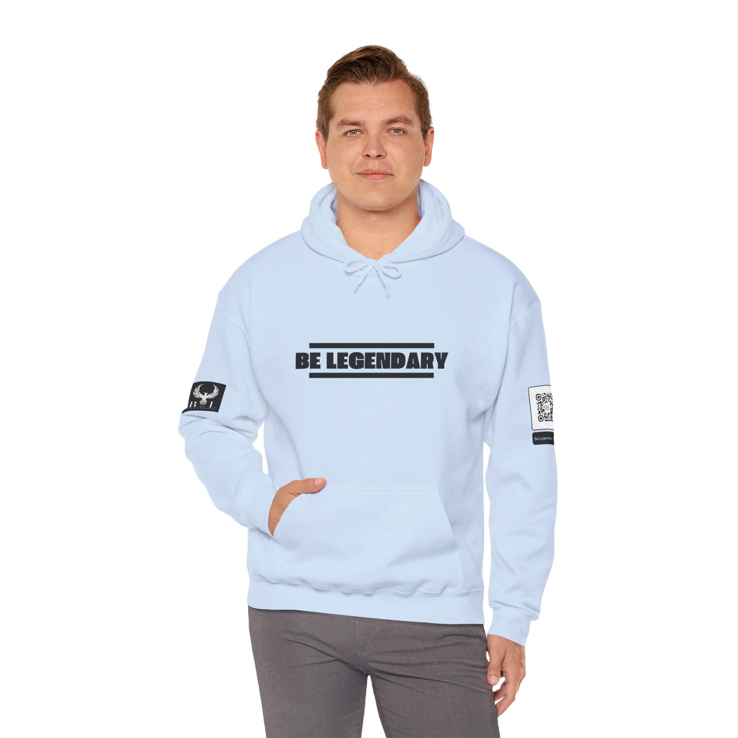 Be Legendary Unisex "The Statement" Heavy Blend Hoodie - Empowering Streetwear for Everyday Style