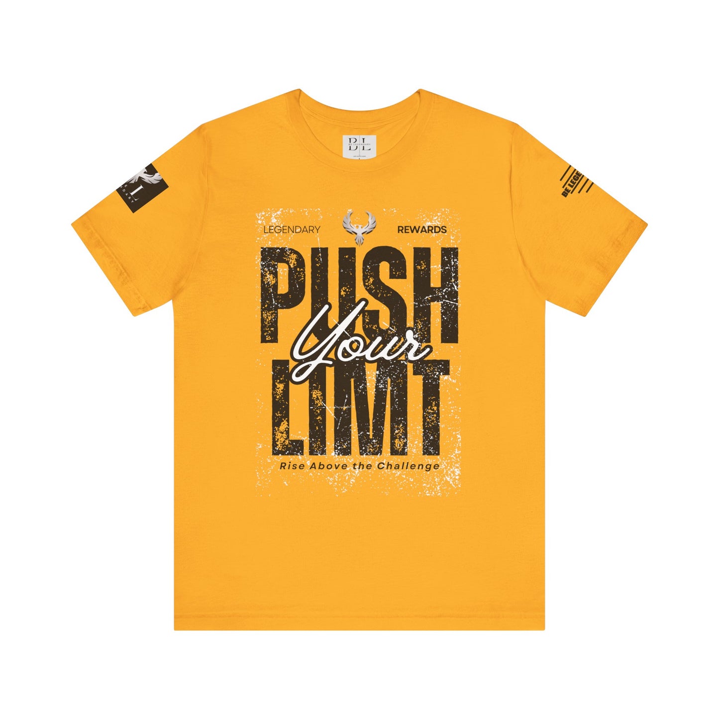 Be Legendary "Push It" Motivational Short Sleeve Tee - 'Push Your Limit'