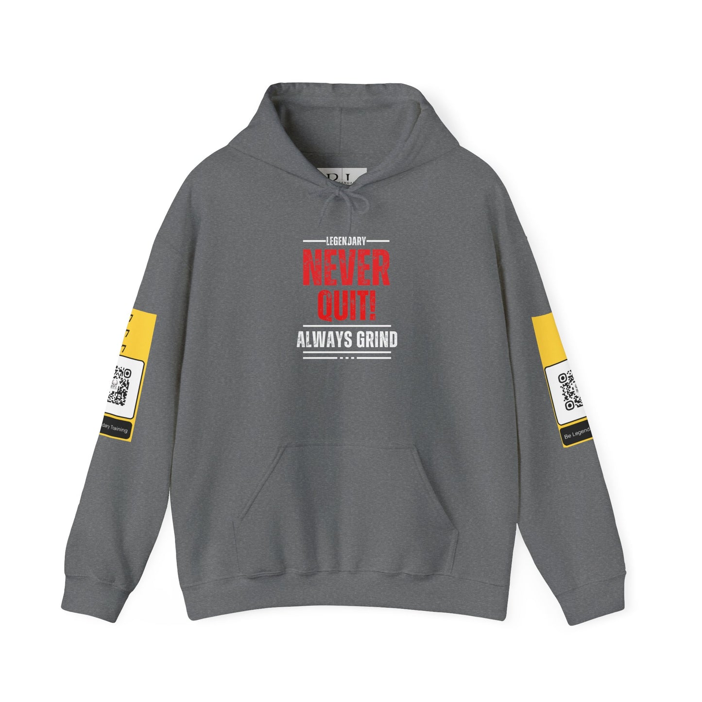 Be Legendary "American Mind State" Grind Hoodie - Unisex Heavy Blend™ Sweatshirt with Motivational Design