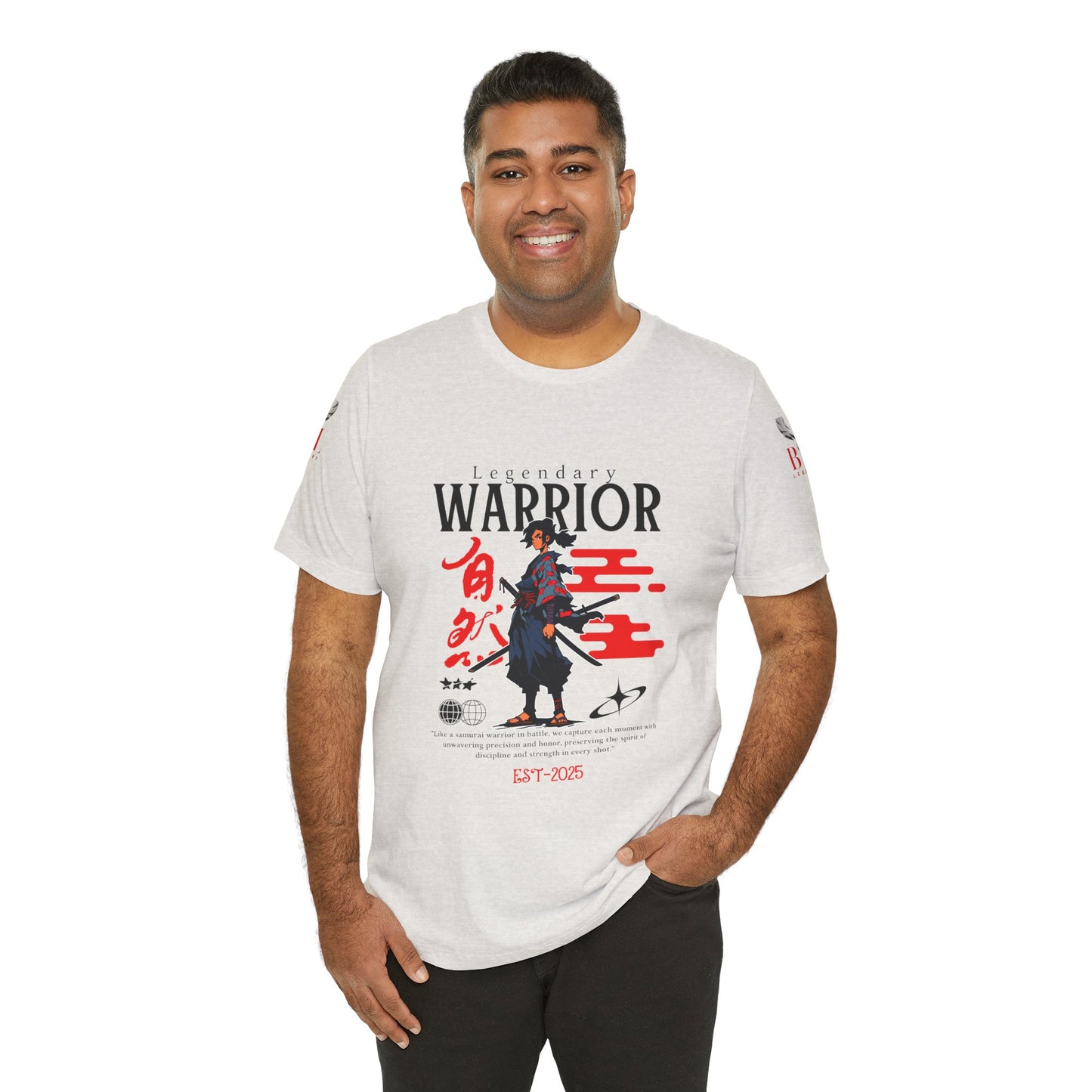 Be Legendary "Samurai Warrior" Unisex Tee – Legendary 2025 Graphic T-Shirt