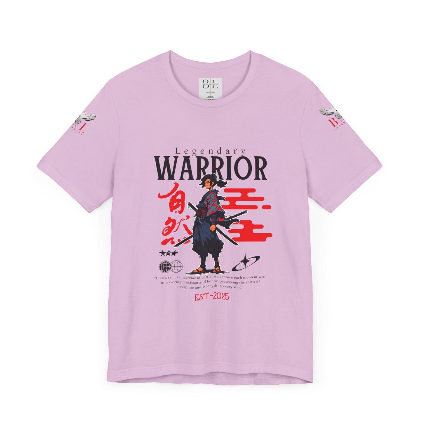 Be Legendary "Samurai Warrior" Unisex Tee – Legendary 2025 Graphic T-Shirt