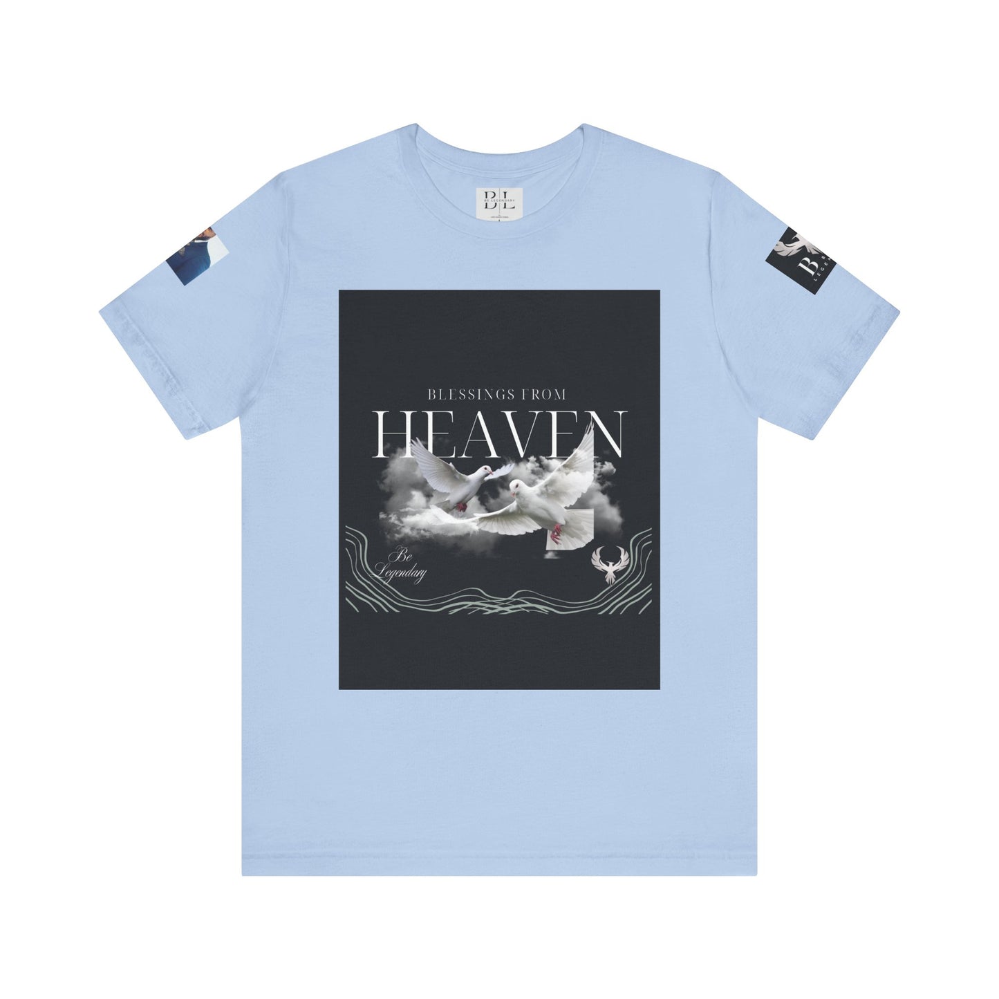 Be Legendary "When Doves Fly" Unisex Heavenly Doves Jersey Short Sleeve Tee