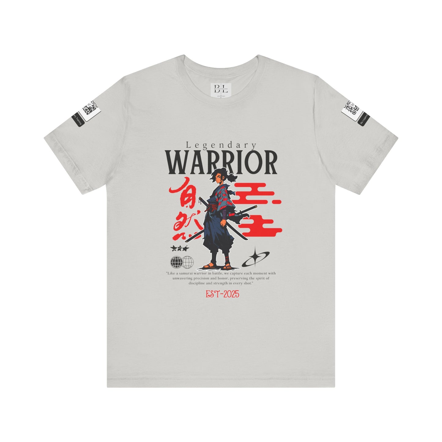 Samurai Warrior Unisex Tee - Bold Graphic T-Shirt for Anime Fans