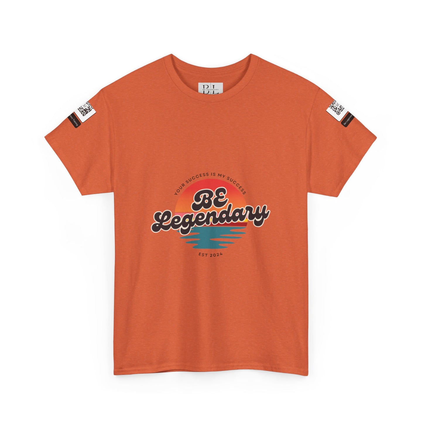 Be Legendary Unisex "Walk On Water" Heavy Cotton Tee - Success Motivational Shirt