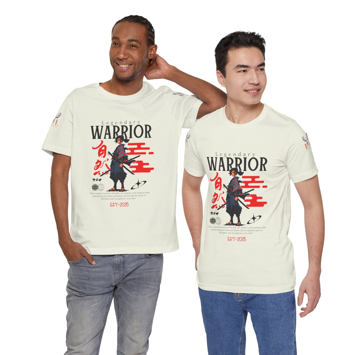 Be Legendary "Samurai Warrior" Unisex Tee – Legendary 2025 Graphic T-Shirt