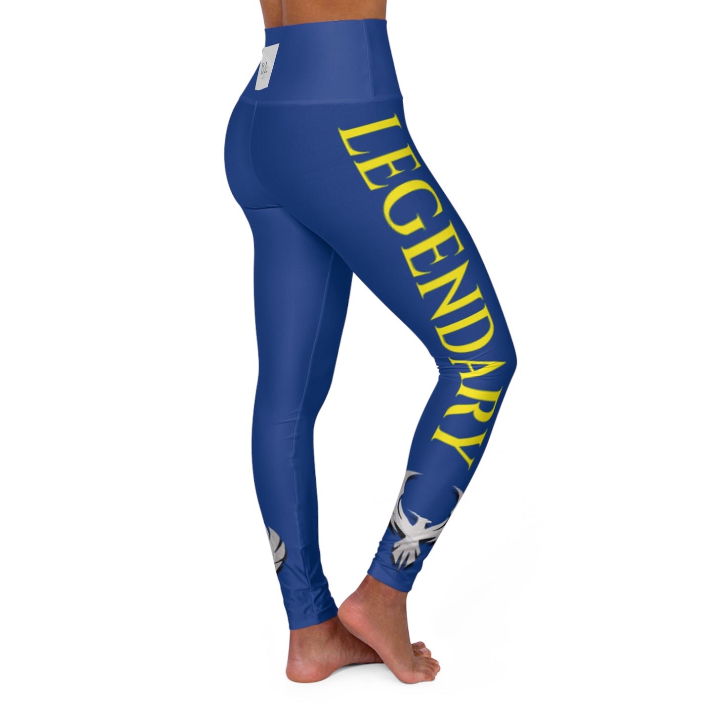 Be Legendary "Good Lawd" High Waisted Yoga Leggings with Motivational Design - Activewear for Fitness Enthusiasts