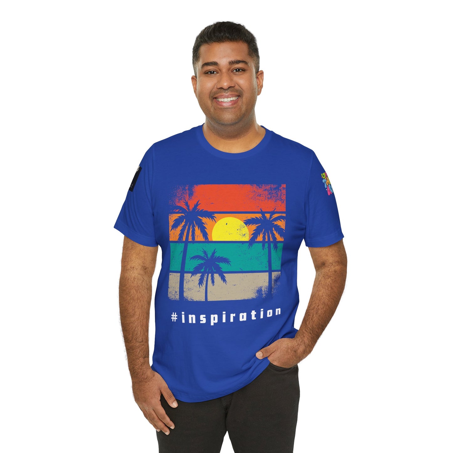Be Legendary 'Dusk Till Damn" Sunset Inspiration Graphic Tee for Motivational Vibes