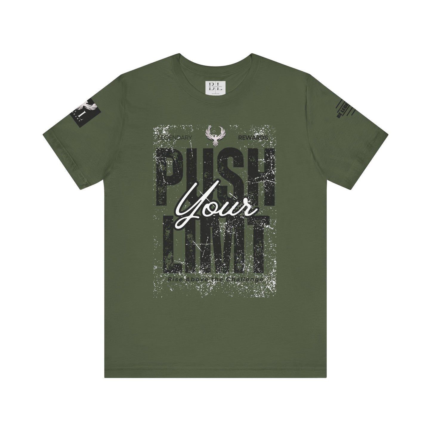 Be Legendary "Push It" Motivational Short Sleeve Tee - 'Push Your Limit'